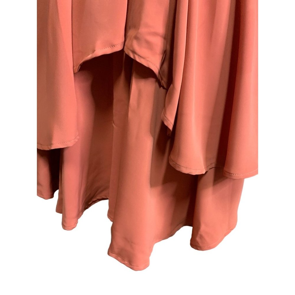 NWT Women's Dress Deep V-Neck Bell Sleeve Waist Wrap Tie Swing Mini Dresses - Picture 14 of 14
